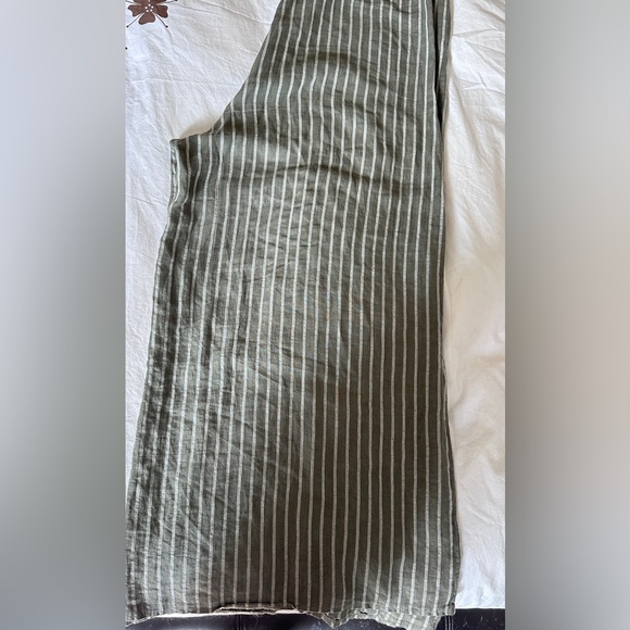 100% linen oversized jumpsuit - Picture 3 of 5